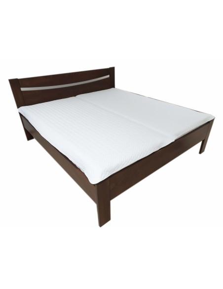 PU prošívaný chránič matrace VLNKA bílá